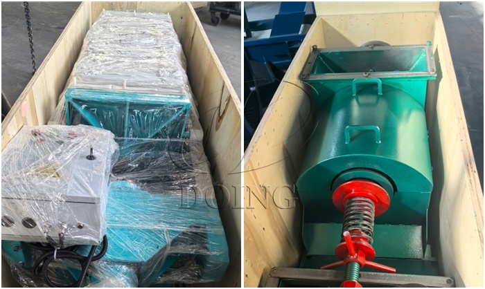 發(fā)貨！河南國(guó)瑞油脂米糠油常規(guī)榨油機(jī)和棕櫚榨油機(jī)發(fā)往尼日利亞！